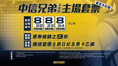 百萬象迷開搶！ 中信兄弟公布台北大巨蛋主場售票資訊