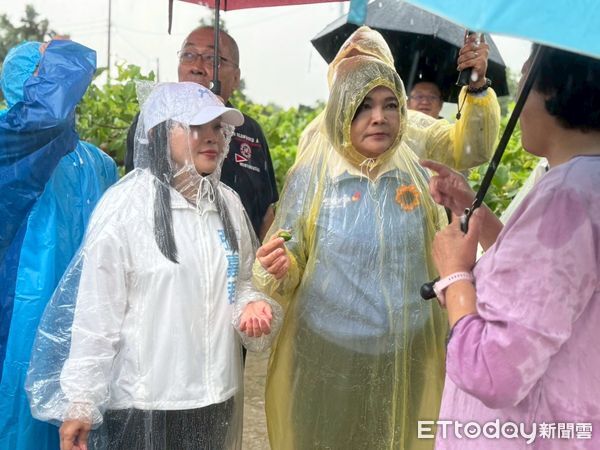▲▼ 張麗善、張嘉郡視察災區 。（圖／國民黨立委張嘉郡辦公室提供）