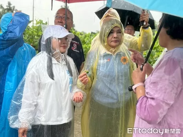 ▲▼ 張麗善、張嘉郡視察災區 。（圖／國民黨立委張嘉郡辦公室提供）