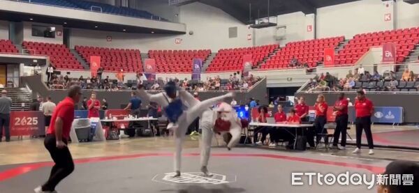 ▲簡嘉慶展現警察人員平時紮實訓練與堅韌精神，在國際舞台為國爭光令人敬佩。（圖／記者王兆麟翻攝，下同）