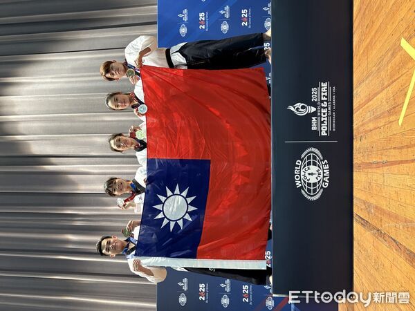 ▲簡嘉慶展現警察人員平時紮實訓練與堅韌精神，在國際舞台為國爭光令人敬佩。（圖／記者王兆麟翻攝，下同）