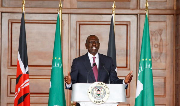 ▲▼ 肯亞反政府示威。圖為總統魯托（William Ruto）。（圖／路透）