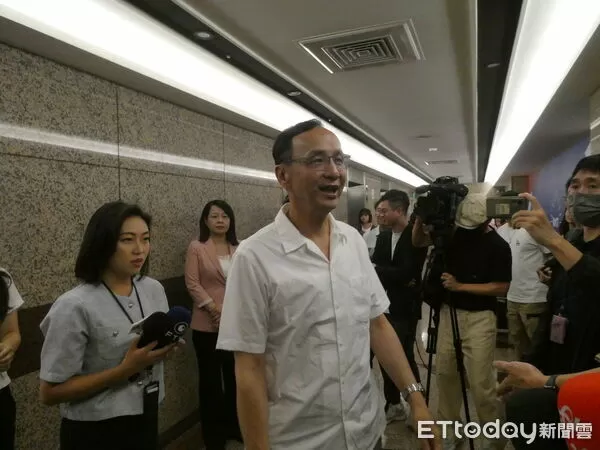 ▲國民黨主席朱立倫。（圖／記者鄭佩玟攝）
