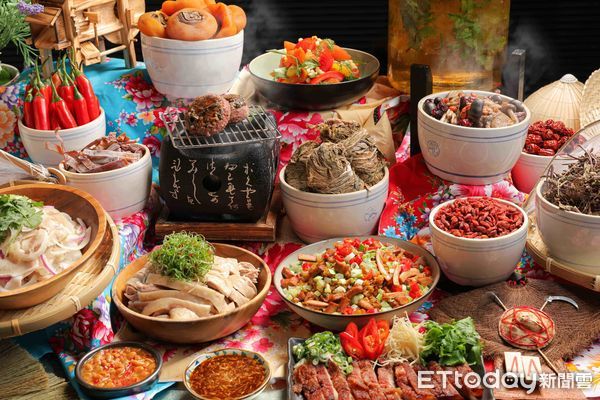 ▲台北晶華酒店栢麗廳即日起至8月31日推出客家美食節。（圖／晶華提供）