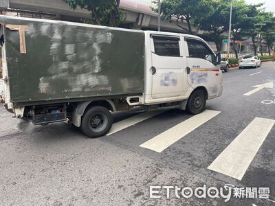 走斑馬線也沒用！北市婦撐傘過馬路被貨車撞死　恐怖瞬間曝光