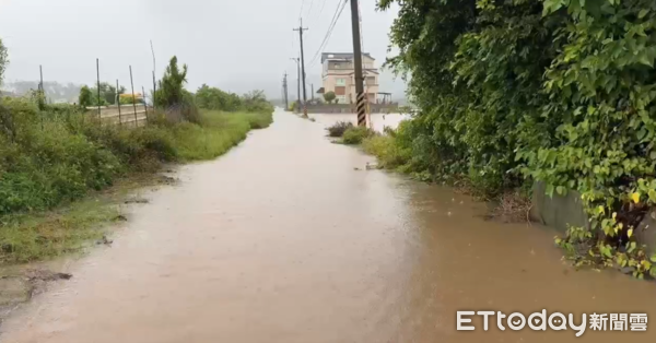 ▲▼金門大雨淹水。（圖／記者林名揚翻攝）