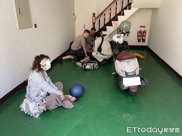 ▲警方在摩鐵守株待兔，當場人贓並獲。（圖／記者鄧木卿翻攝）