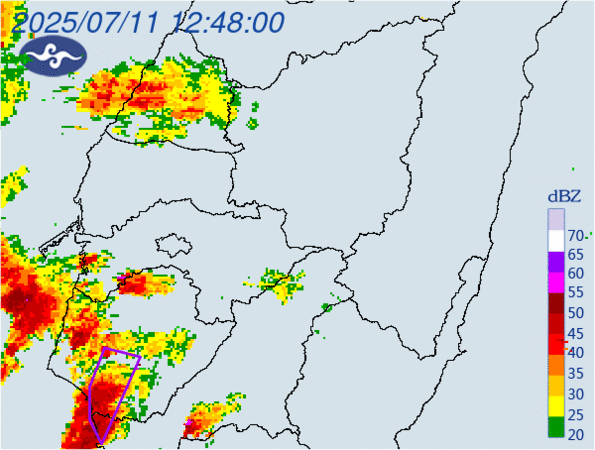 ▲▼大雷雨即時訊息 。（圖／氣象署提供）
