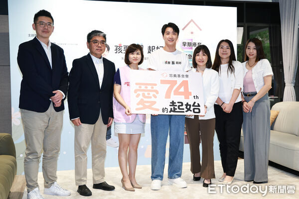 ▲▼ 江宏傑任育幼院志工 呼籲各界挺失依兒醫療-合照。（圖／記者黃克翔攝）