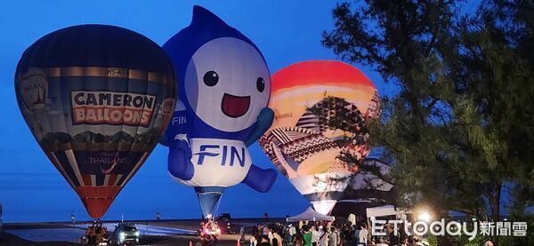 ▲曙光熱氣球嘉年華登場。（圖／記者楊晨東翻攝）