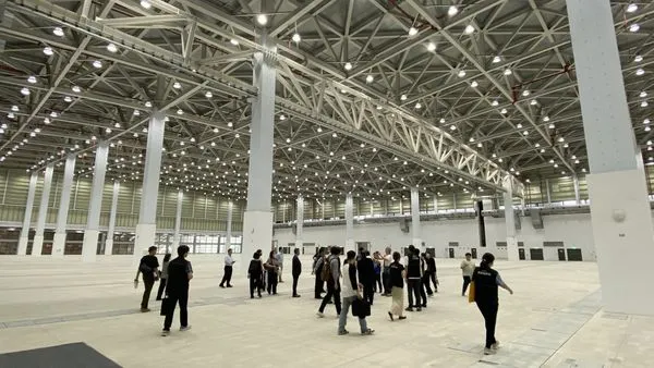 ▲▼國民黨立委楊瓊瓔與貿協、台中市府官員開箱「台中國際會展中心」。（圖／立委楊瓊瓔辦公室提供）