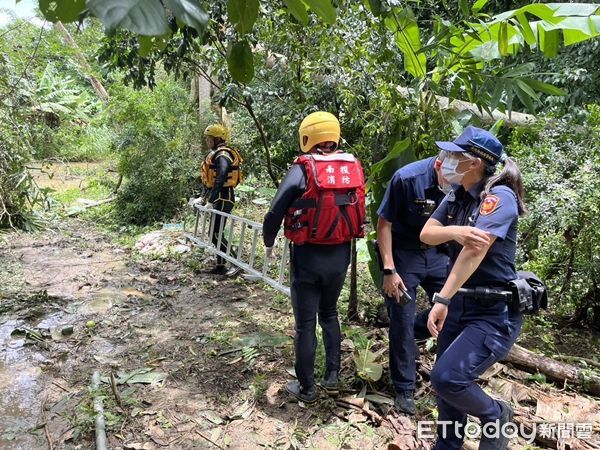 ▲▼失聯男被尋獲，已經明顯死亡。（圖／記者高堂堯翻攝）