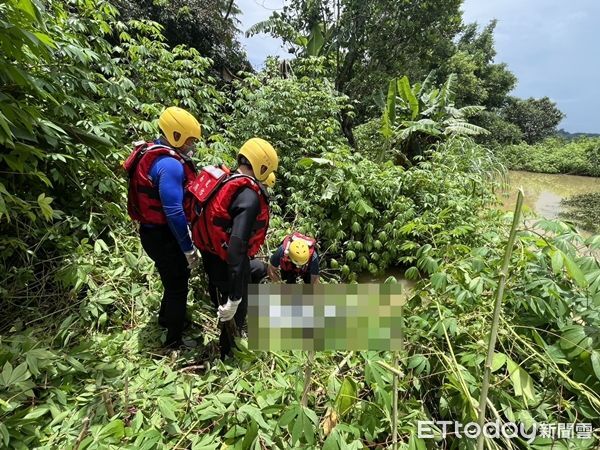 ▲▼失聯男被尋獲，已經明顯死亡。（圖／記者高堂堯翻攝）