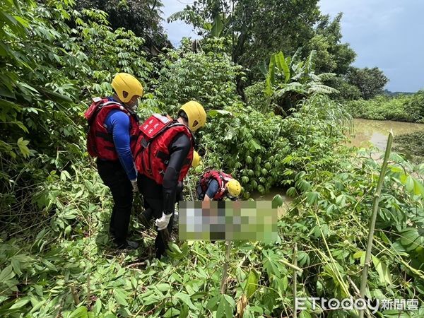 ▲▼失聯男被尋獲，已經明顯死亡。（圖／記者高堂堯翻攝）