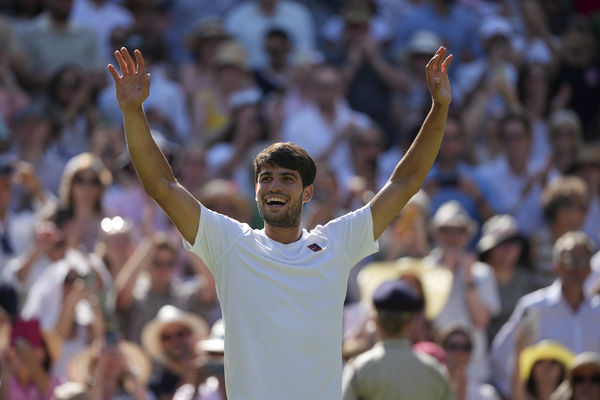 ▲▼溫網4強賽，喬科維奇、球王辛納、小蠻牛艾卡拉茲。（圖／達志影像／美聯社）