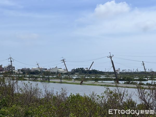 ▲▼颱風丹娜絲襲台一周，台南最新狀況。（圖／記者蘇晏男攝）