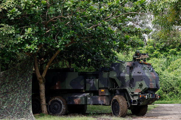▲▼台灣,漢光演習,HIMARS,海馬斯多管火箭,海馬斯,M142 。（圖／路透）