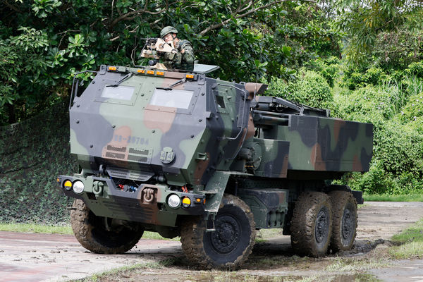 ▲▼台灣,漢光演習,HIMARS,海馬斯多管火箭,海馬斯,M142 。（圖／路透）