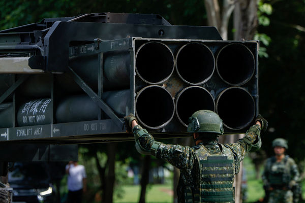 ▲▼台灣,漢光演習,HIMARS,海馬斯多管火箭,海馬斯,M142 。（圖／路透）