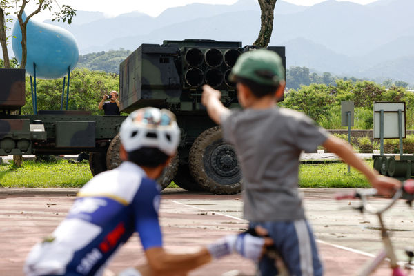 ▲▼台灣,漢光演習,HIMARS,海馬斯多管火箭,海馬斯,M142 。（圖／路透）