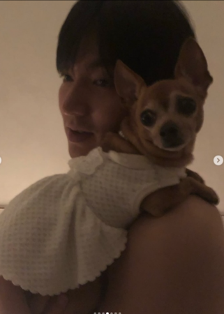▲李敏鎬愛犬Choco高齡16歲離世。（圖／翻攝自李敏鎬Instagram）