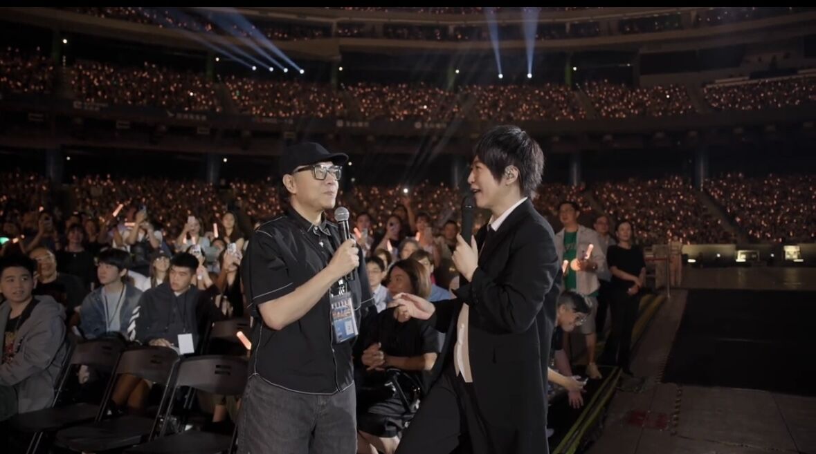 ▲▼蔡康永出席五月天演唱會   。（圖／相信音樂提供）