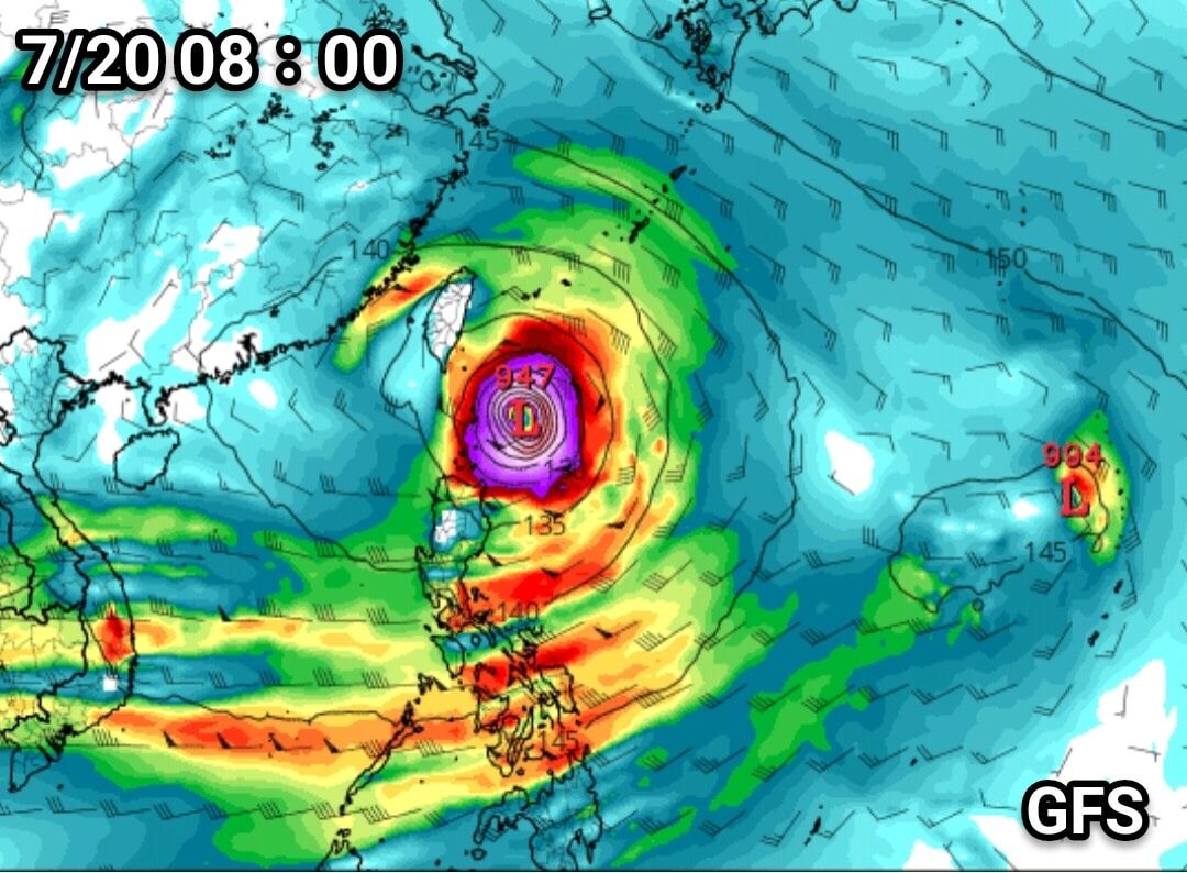 ▲▼             。（圖／取自臉書「觀氣象看天氣」）