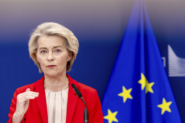 ▲▼歐盟執委會主席馮德萊恩（Ursula von der Leyen）。（圖／達志影像／美聯社）