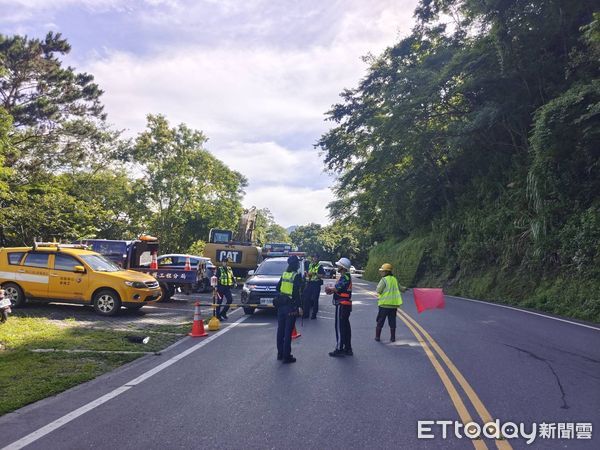 ▲▼     台14線77公里埔里往霧社方向        。（圖／記者高堂堯翻攝）