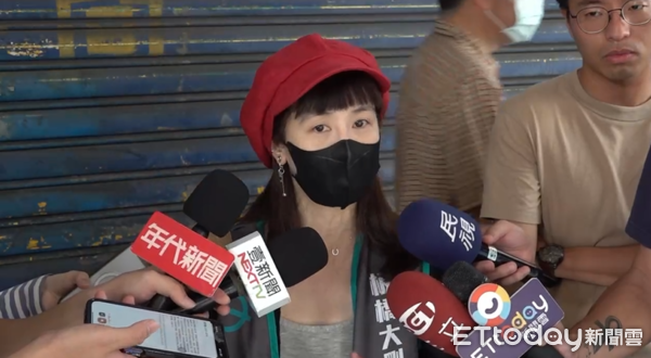 ▲▼罷團板橋大刪元行動發言人莫莉。（圖／記者黃國霖攝）