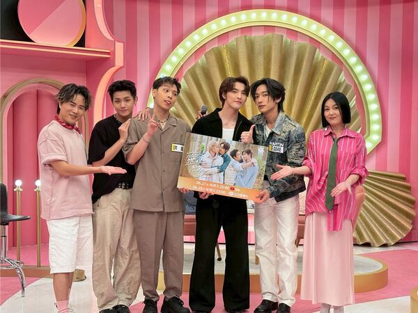 ▲▼ 陳孟賢（左）跟苗可麗（右）與4位演員同台互動。（圖／三立提供）