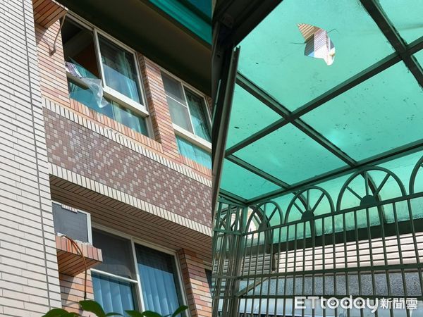 ▲▼惡鄰無極限！朝樓下民宅丟古箏、不明物體。（圖／記者許宥孺翻攝）