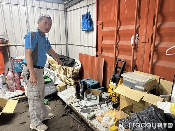 ▲▼        工地遭竊   積極追查涉案嫌犯     。（圖／記者游瓊華翻攝）