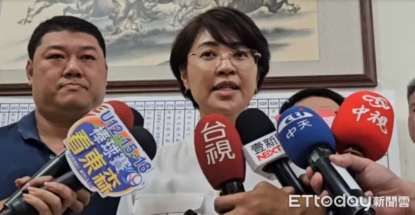 ▲▼             縣議員陳玉鈴罷免失敗，南投縣長許淑華、國民黨立委游顥回應。（圖／記者高堂堯攝，下同）