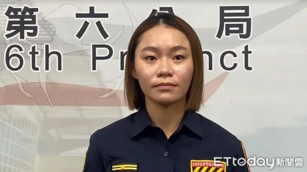 ▲台南市警六分局交通分隊分隊長呂雅敏澄清紅線違停「罰一次就能停整月」是假訊息，將持續加強取締違規行為。（記者林東良翻攝，下同）