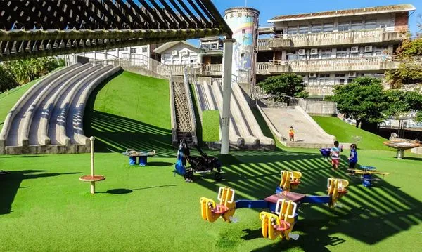 ▲汐止白雲、康誥坑公園打造童趣天堂。（圖／新北市景觀處提供）