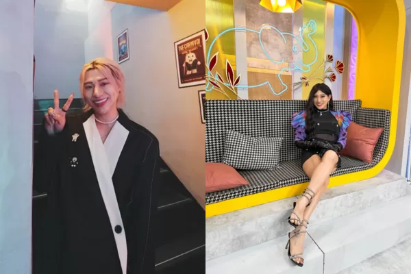 ▲▼嘻小瓜仿妝「南京紅姐」挨批貶損LGBT　反嗆：別情勒。（圖／翻攝自Facebook／嘻小瓜 - 謝紹宸 kuakua）