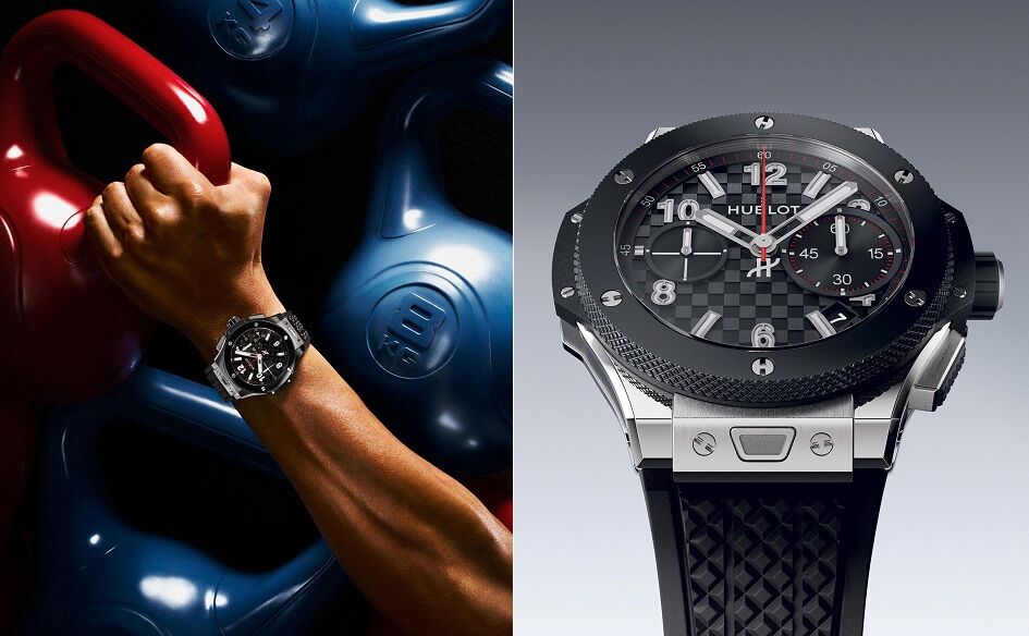 BIG BANG系列20 週年UNICO限量版鈦金陶瓷計時碼表（圖／Hublot 宇舶錶提供）