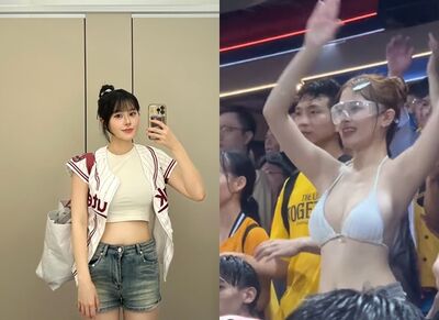 場邊比基尼妹超晃！「上身全濕」現身兄弟涼水祭　網封：台版權恩妃