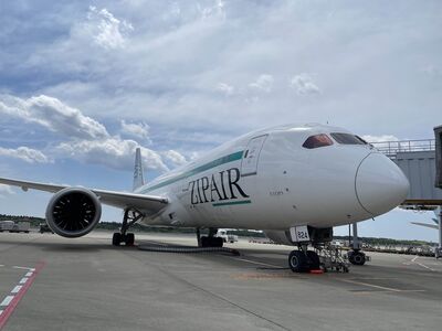 日本航空廉航「ZIPAIR」10月首航台灣