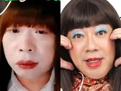 南京紅姐「紅唇齊瀏海」撞臉董月花! 董至成急切割:不要再說啦!