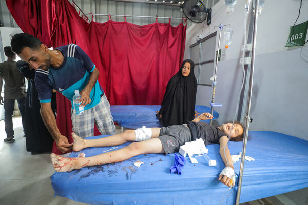 ▲▼加薩6孩童取水遭炸死。（圖／路透）