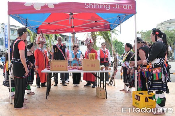 ▲▼吉安鄉長游淑貞陪同原民會參事、立委鄭天財等人共同主持啟用典禮，場面隆重熱烈。（圖／吉安鄉公所提供，下同）