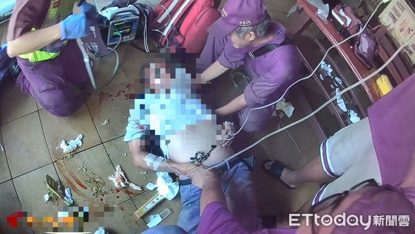 ▲與死神賽跑成功！水里消防隊搶救蜂螫OHCA病患 展現行動急診室效能。（圖／記者高堂堯翻攝）