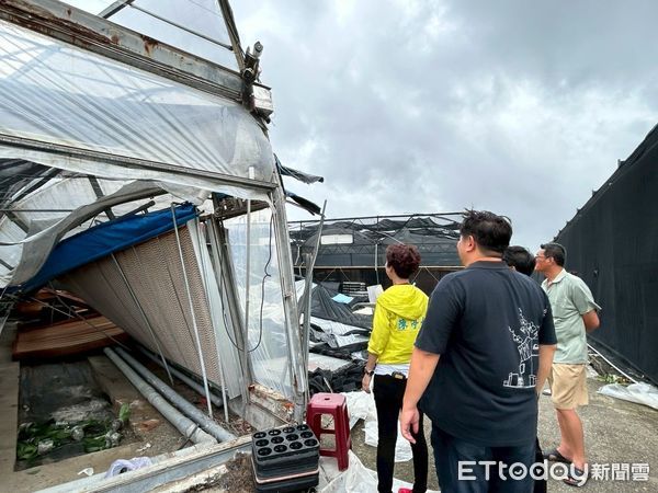 ▲立委陳亭妃呼籲中央鬆綁農保與貸款制度，從寬協助台南災後農漁民重建。（記者林東良翻攝，下同）