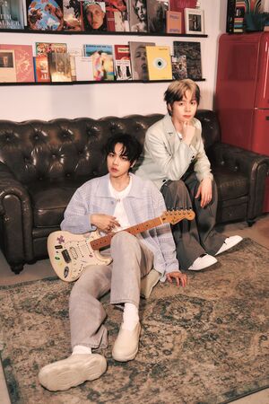 ▲▼ 林佳辰(左起)、瑋瑋黃挺瑋一拍即合。（圖／索尼音樂提供）