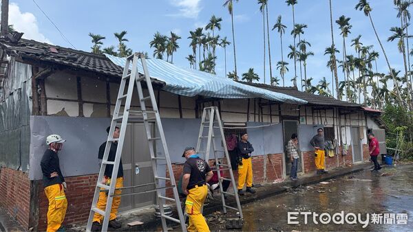 ▲屏東縣政府連日動員前進台南與嘉義災區協助救援與清理作業。（圖／屏東縣政府提供）