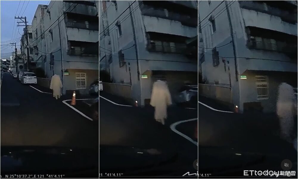 一大早5點！撞見路邊「無頭人行走中」車主驚：差點褲底一包