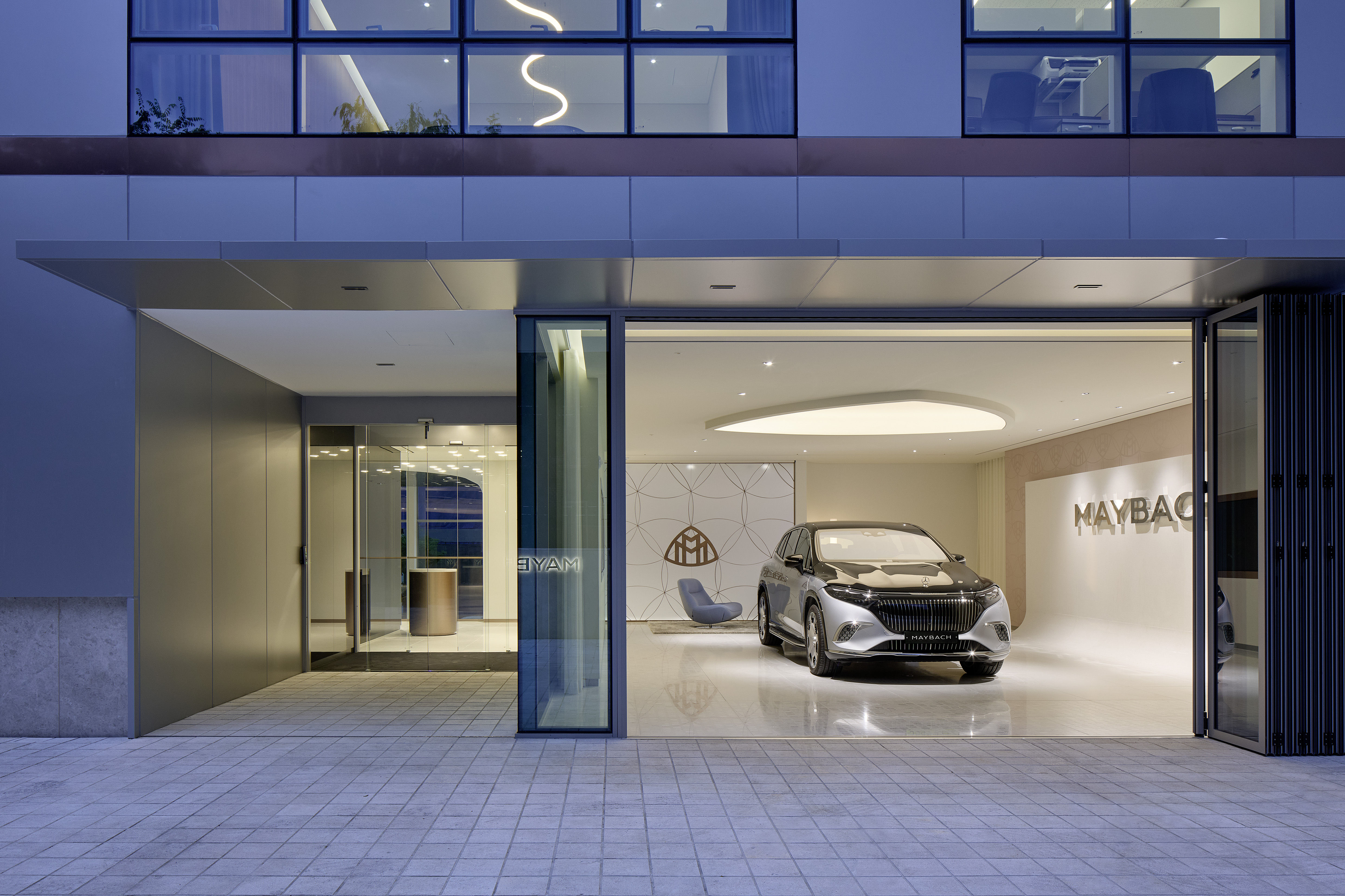 ▲首間邁巴赫品牌中心南韓開幕。（圖／翻攝自Mercedes-Benz）