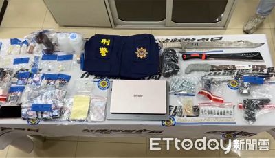教唆青少年暴力討債!花蓮警掃蕩犯罪集團 抄出槍彈毒、警用背心